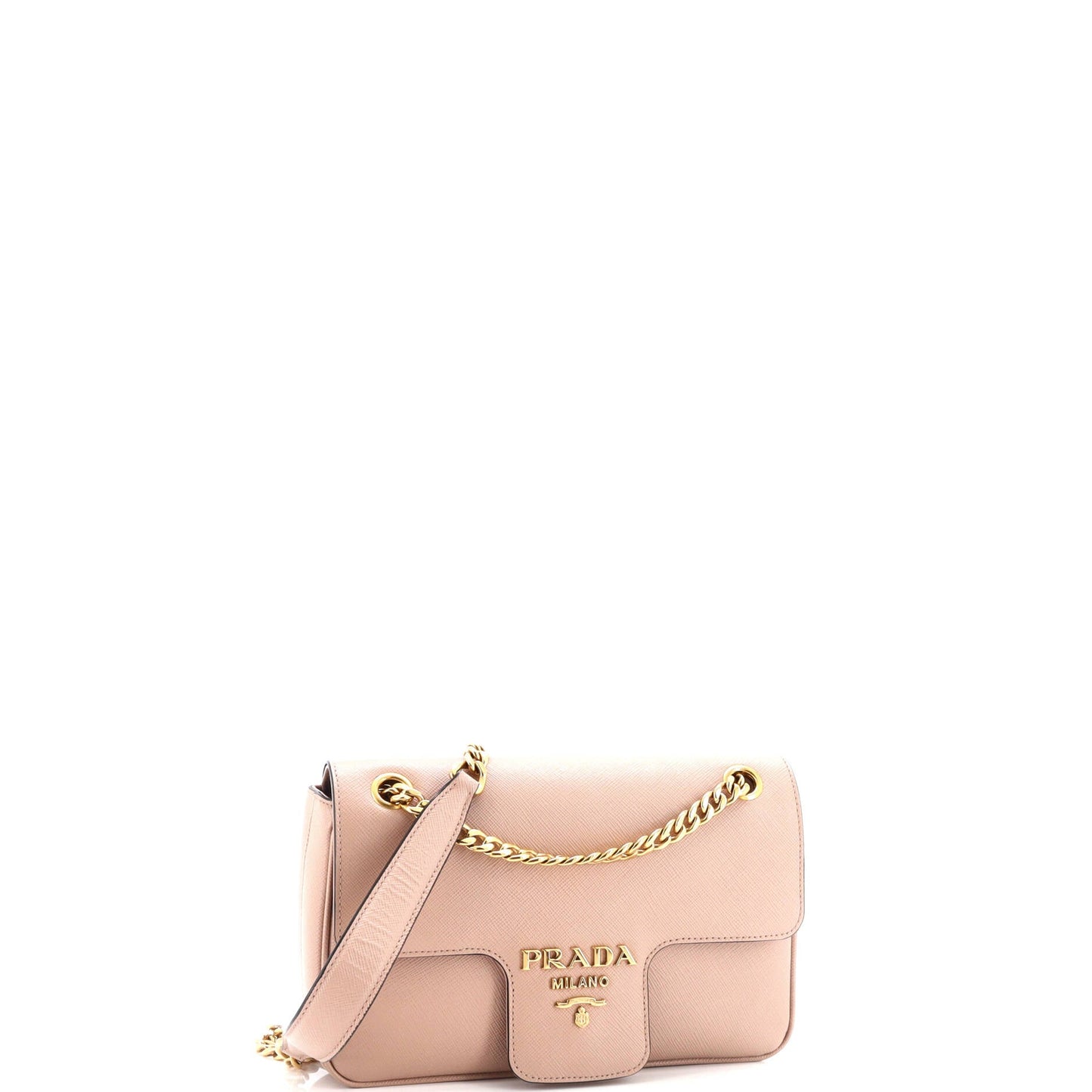 プラダ パティーナ フラップ ショルダーバッグ サフィアーノレザー スモール