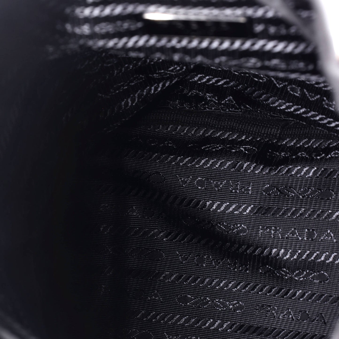 Prada Drawstring Wristlet Bucket Bag Tessuto Small