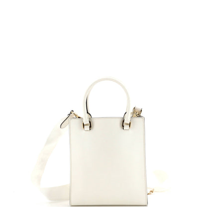 プラダ ラックス エンボスロゴ トートバッグ サフィアーノレザー スモール