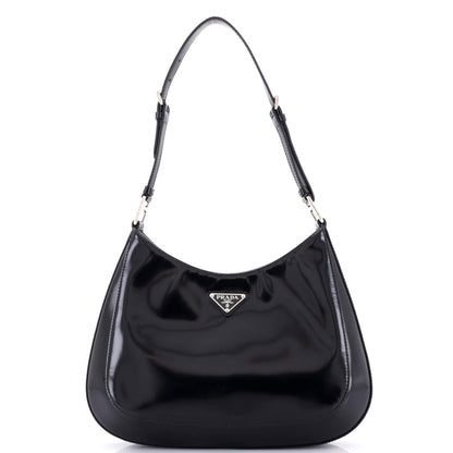 Prada Cleo Shoulder Bag Spazzolato Leather Large