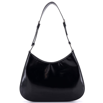 Prada Cleo Shoulder Bag Spazzolato Leather Large