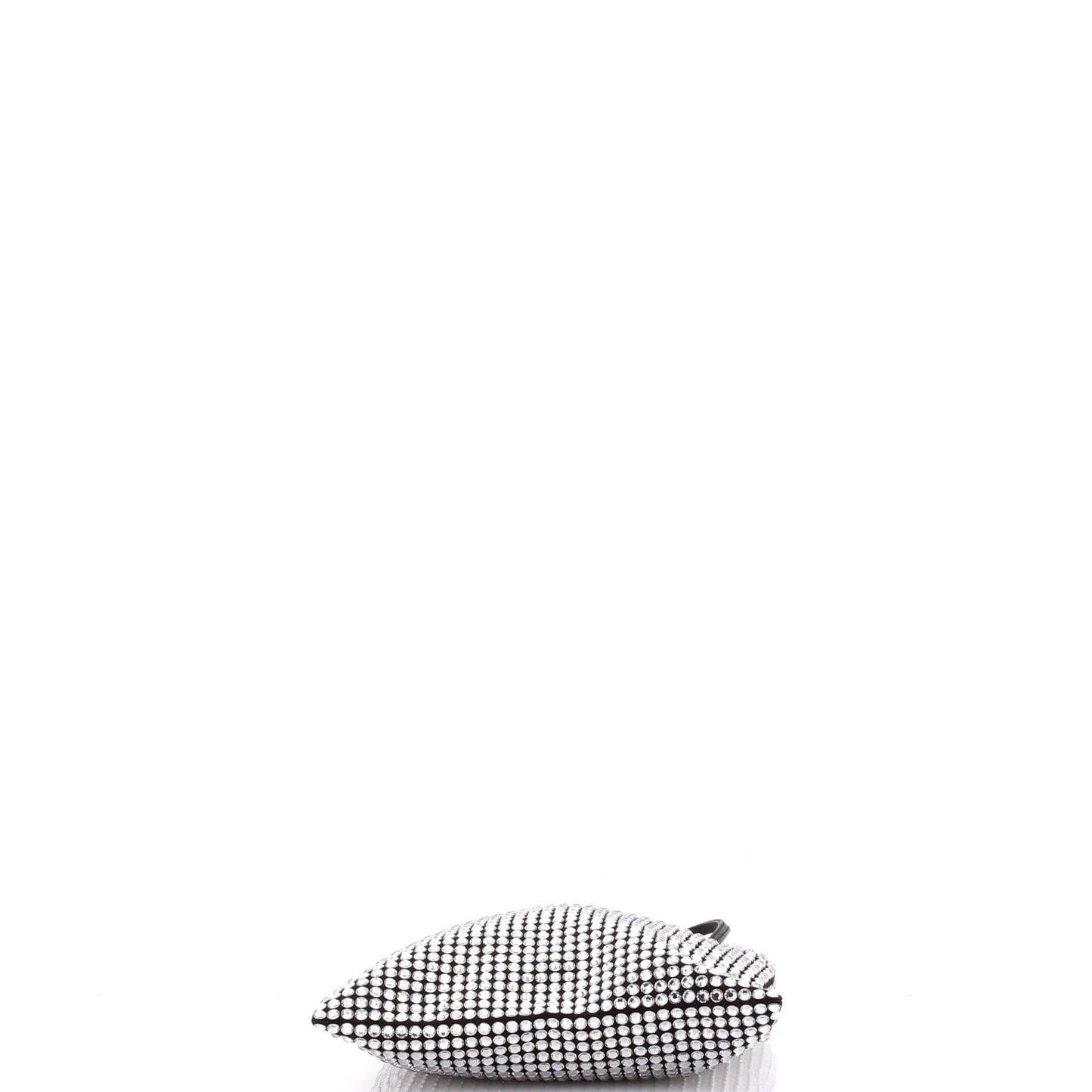 プラダ コンバーチブル オープントート クリスタル装飾 サテン ミニ