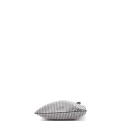 プラダ コンバーチブル オープントート クリスタル装飾 サテン ミニ