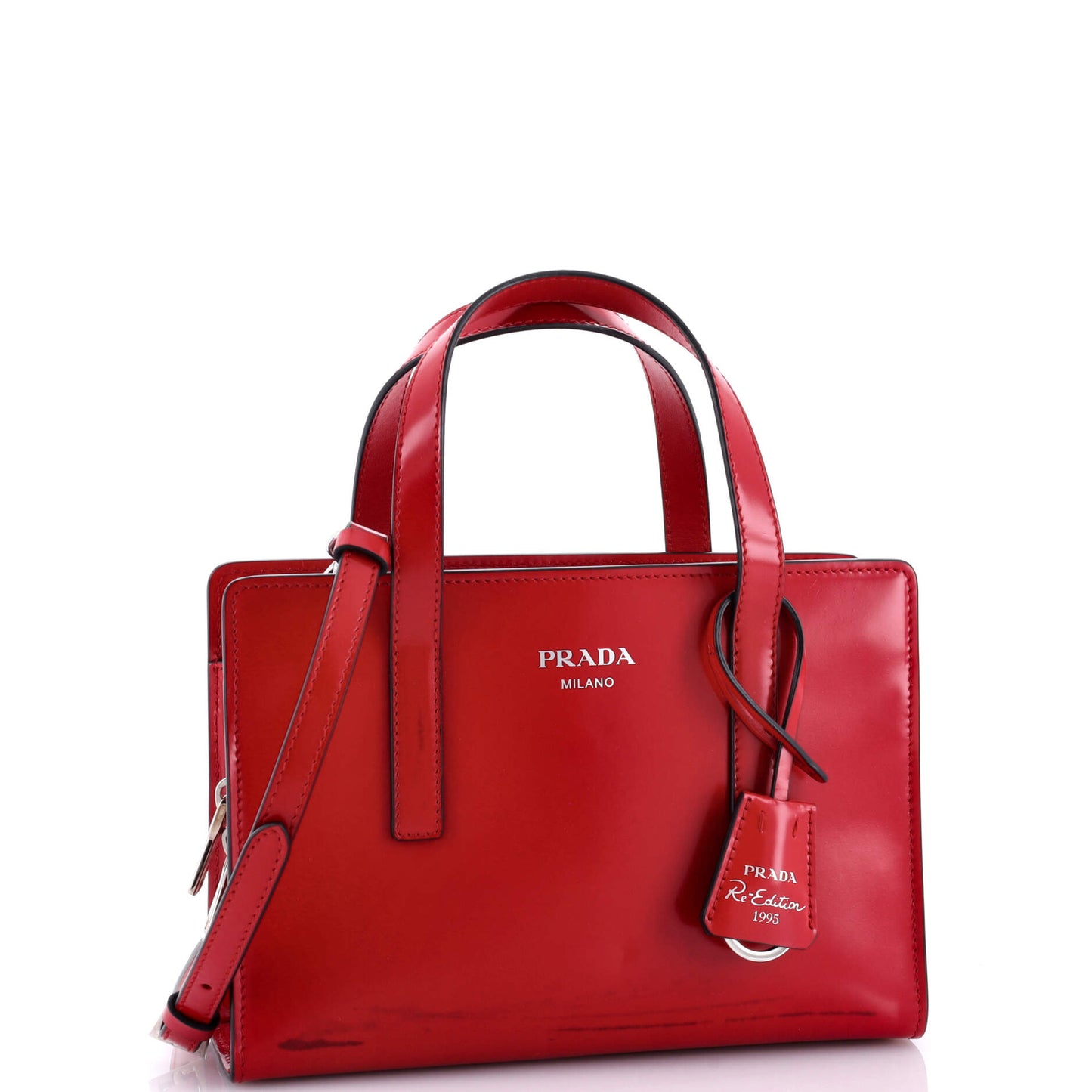 プラダ リエディション 1995 トート スパッツォラート レザー ミニ
