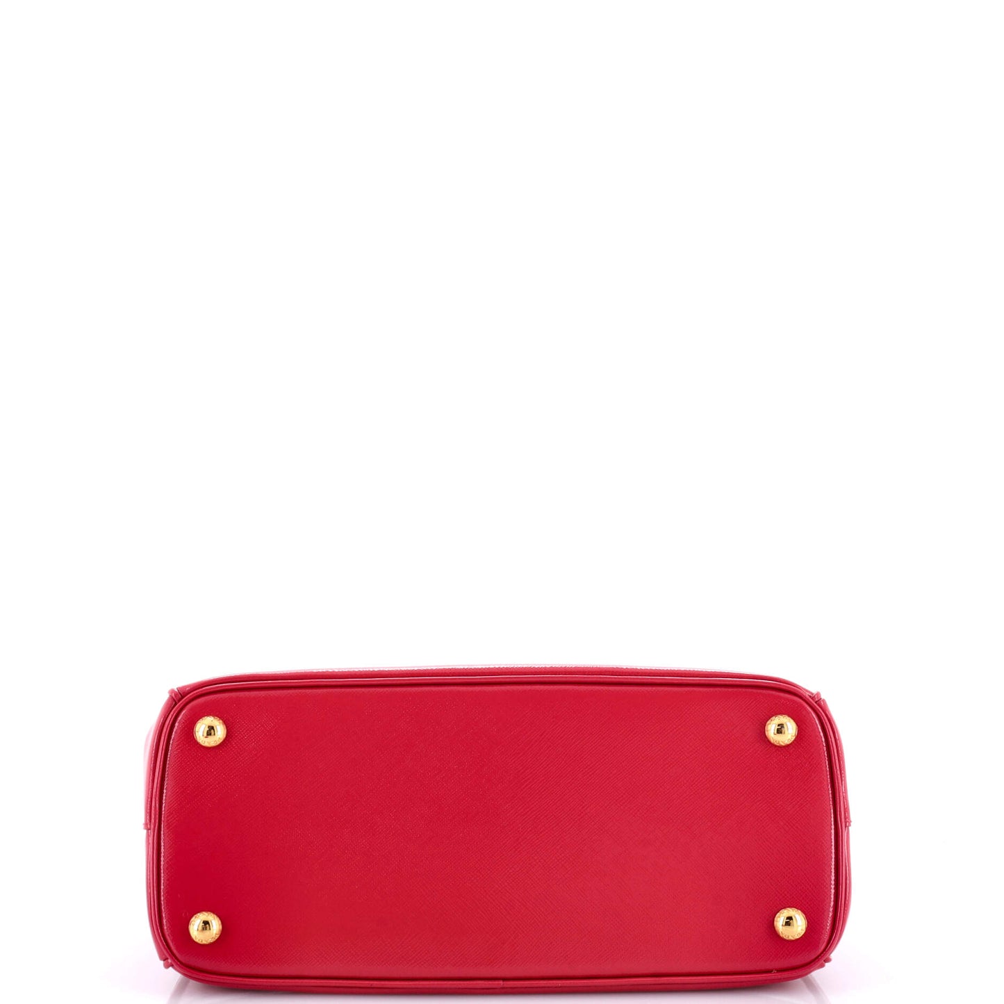 プラダ ダブルジップ ラックス トート ヴァーニス サフィアーノ レザー ミニ