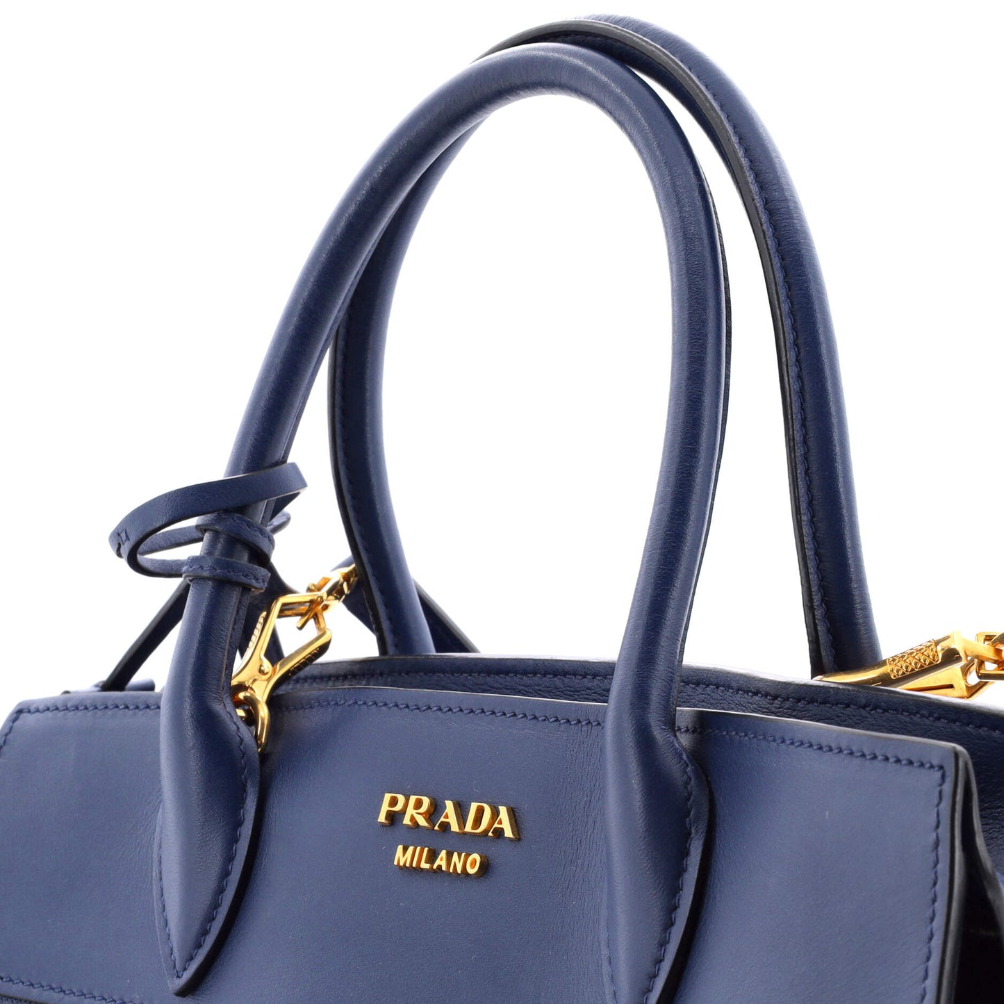 Prada Esplanade Tote Saffiano with City Calf Medium