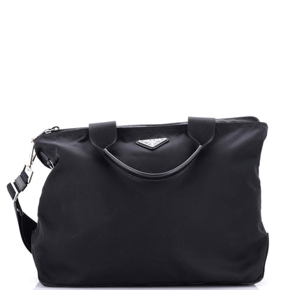 Prada Convertible Zip Tote Tessuto Medium