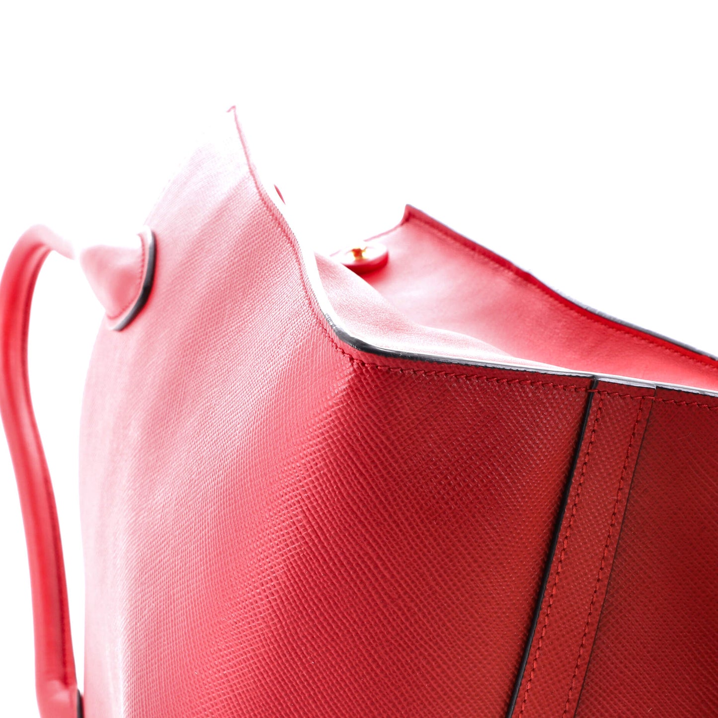 プラダ モノクローム トートバッグ サフィアーノ シティカーフ ミディアム