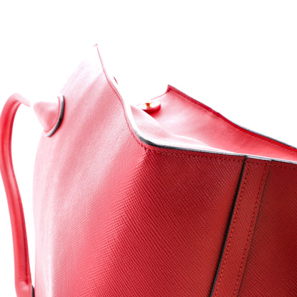 プラダ モノクローム トートバッグ サフィアーノ シティカーフ ミディアム