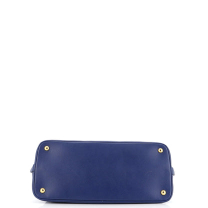 Prada Convertible Turnlock Flap Promenade Bag Saffiano Leather Medium