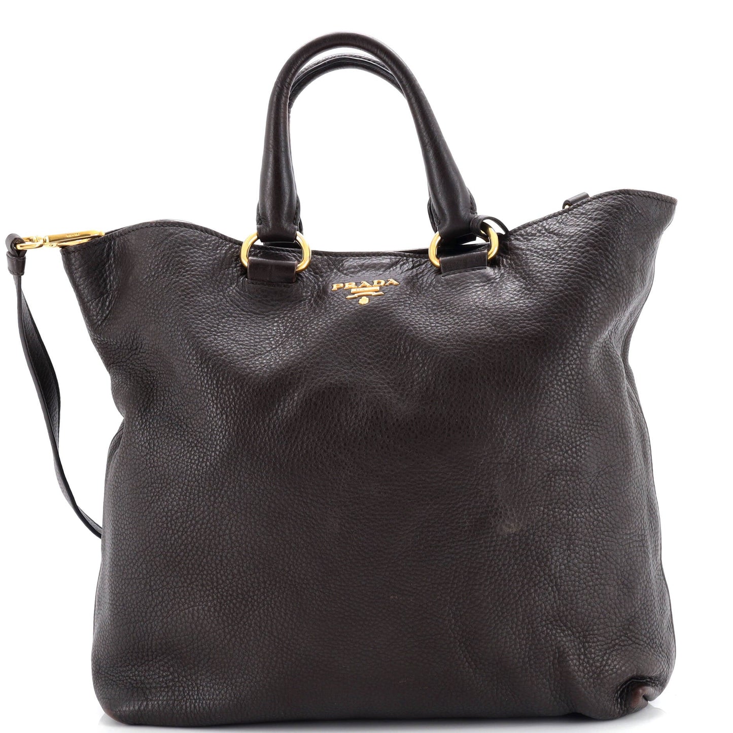 Prada Convertible Shopper Tote Vitello Daino Large
