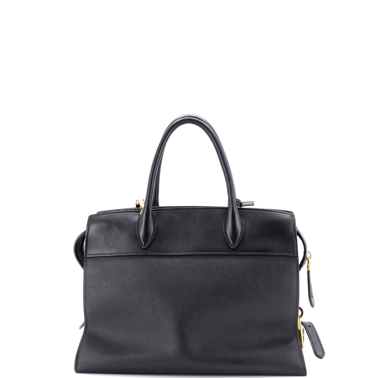 Prada Esplanade Tote Saffiano with City Calf Medium