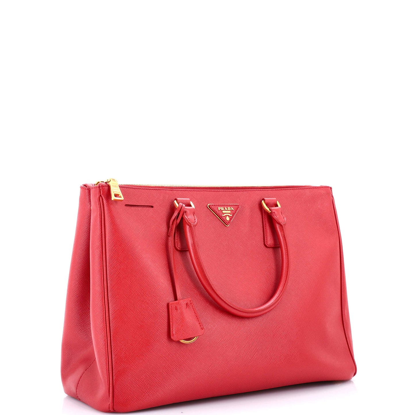 プラダ ダブルジップ リュクス トートバッグ サフィアーノレザー ラージ