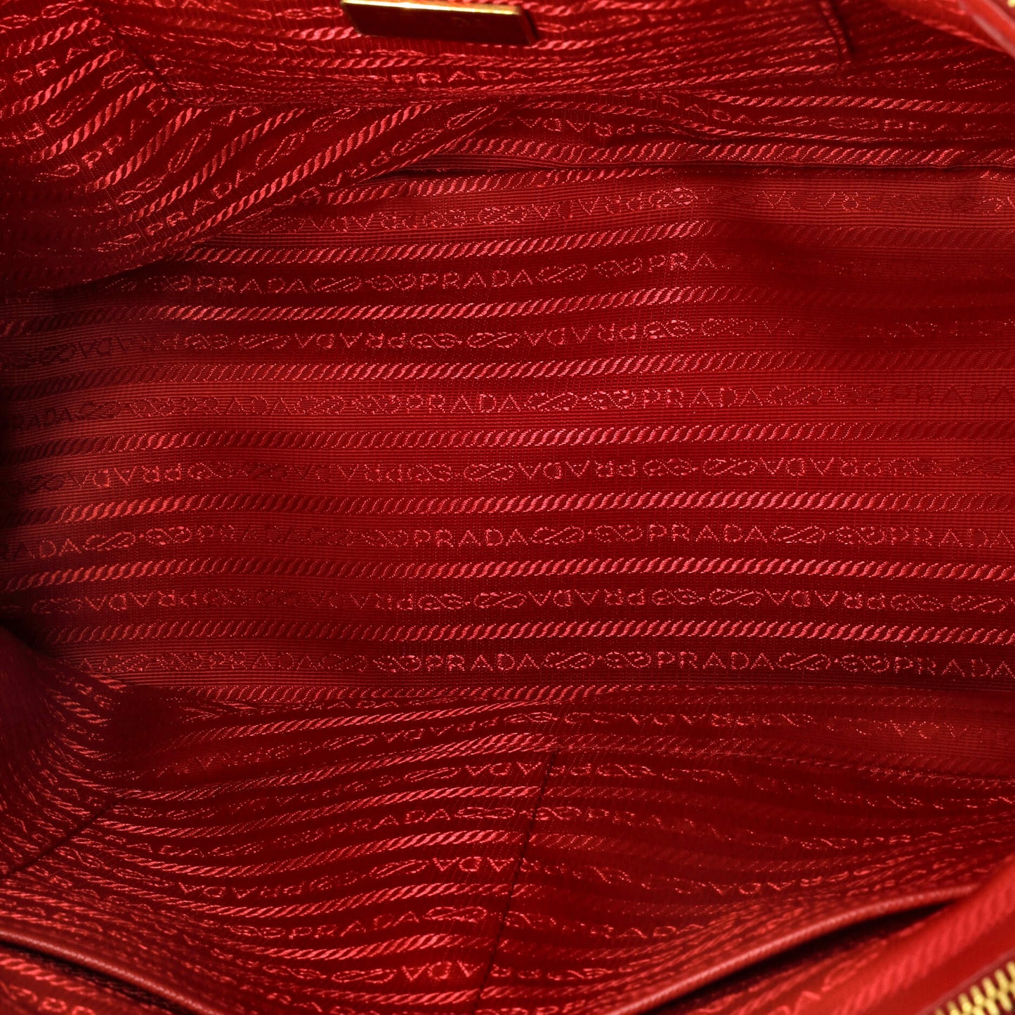 プラダ ダブルジップ リュクス トートバッグ サフィアーノレザー ラージ