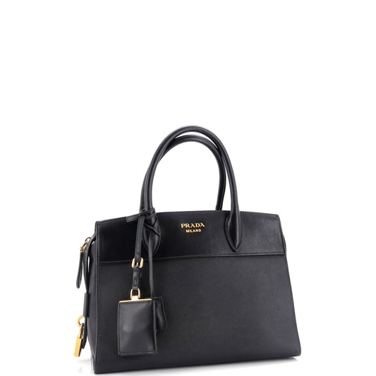 Prada Esplanade Tote Saffiano with City Calf Medium