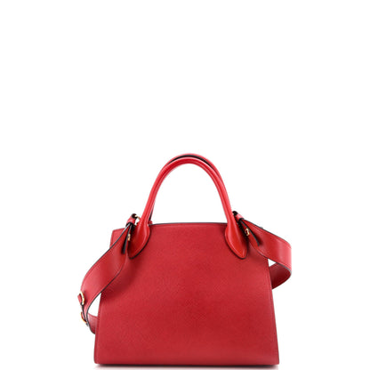 プラダ モノクローム トートバッグ サフィアーノ シティカーフ スモール