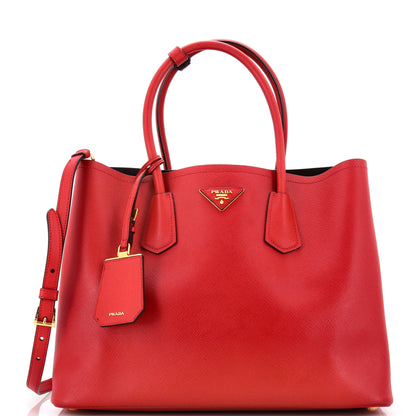 プラダ キュイール ダブルトート サフィアーノ レザー L