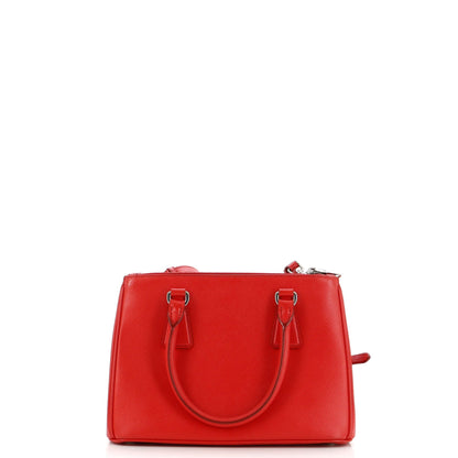 プラダ ガレリア ダブルジップ トートバッグ サフィアーノレザー スモール