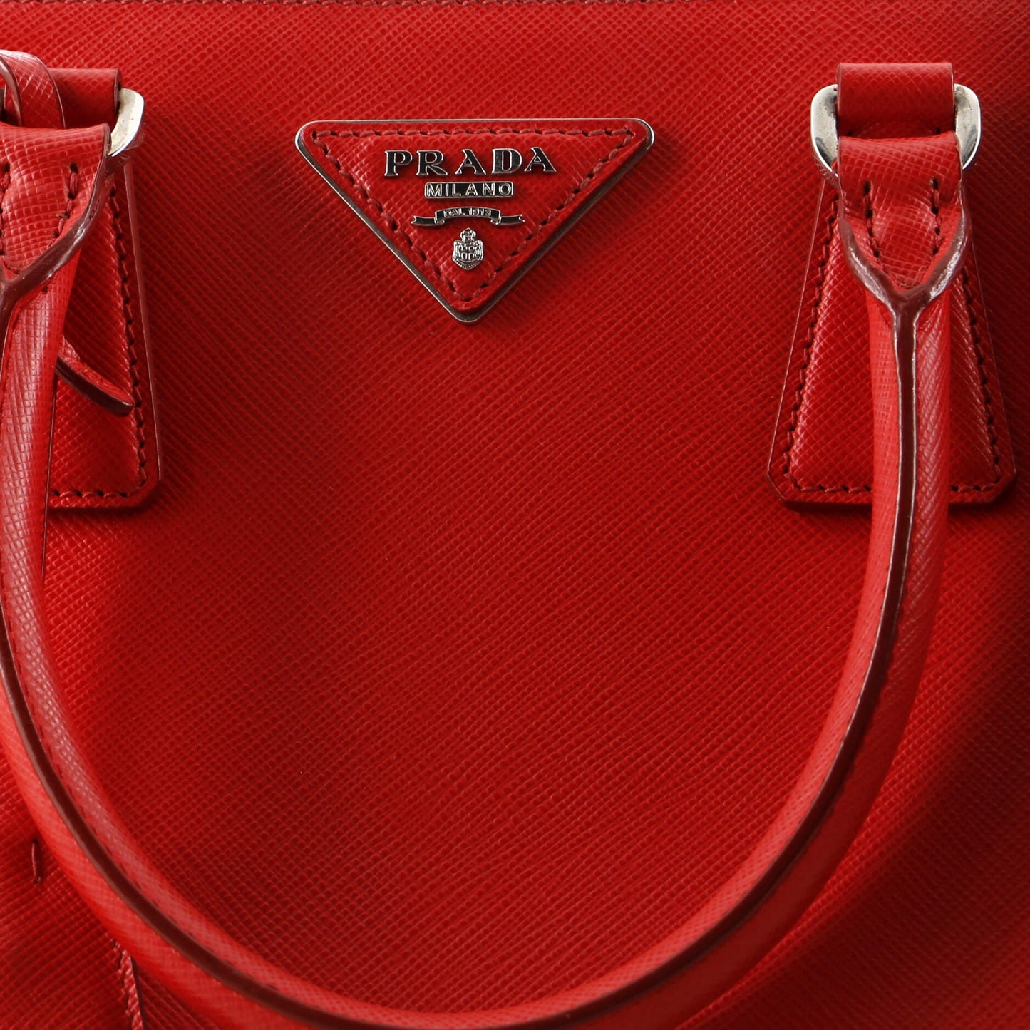 プラダ ガレリア ダブルジップ トートバッグ サフィアーノレザー スモール