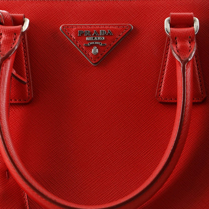 プラダ ガレリア ダブルジップ トートバッグ サフィアーノレザー スモール