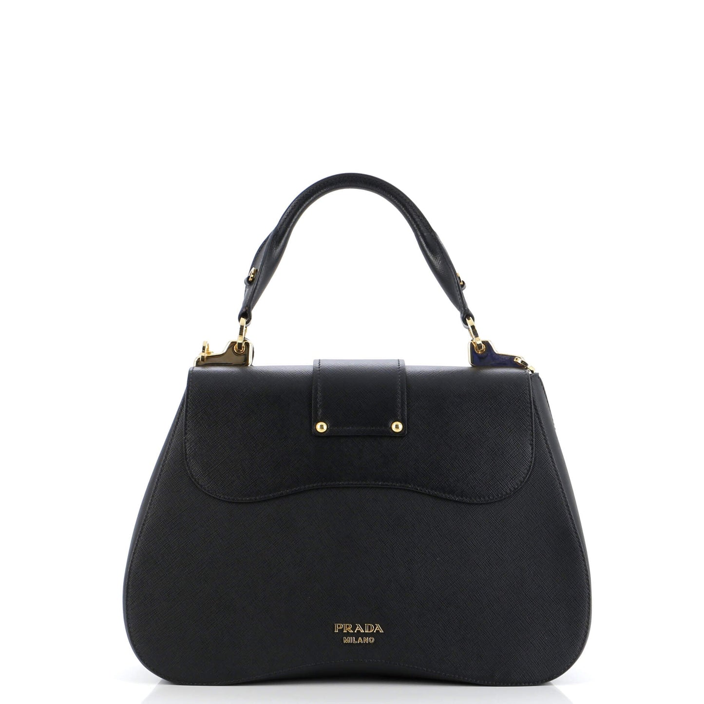 Prada Sidonie Top Handle Bag Saffiano Leather Large
