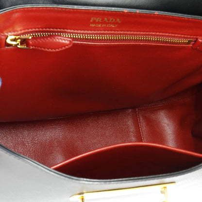 Prada Sidonie Top Handle Bag Saffiano Leather Large