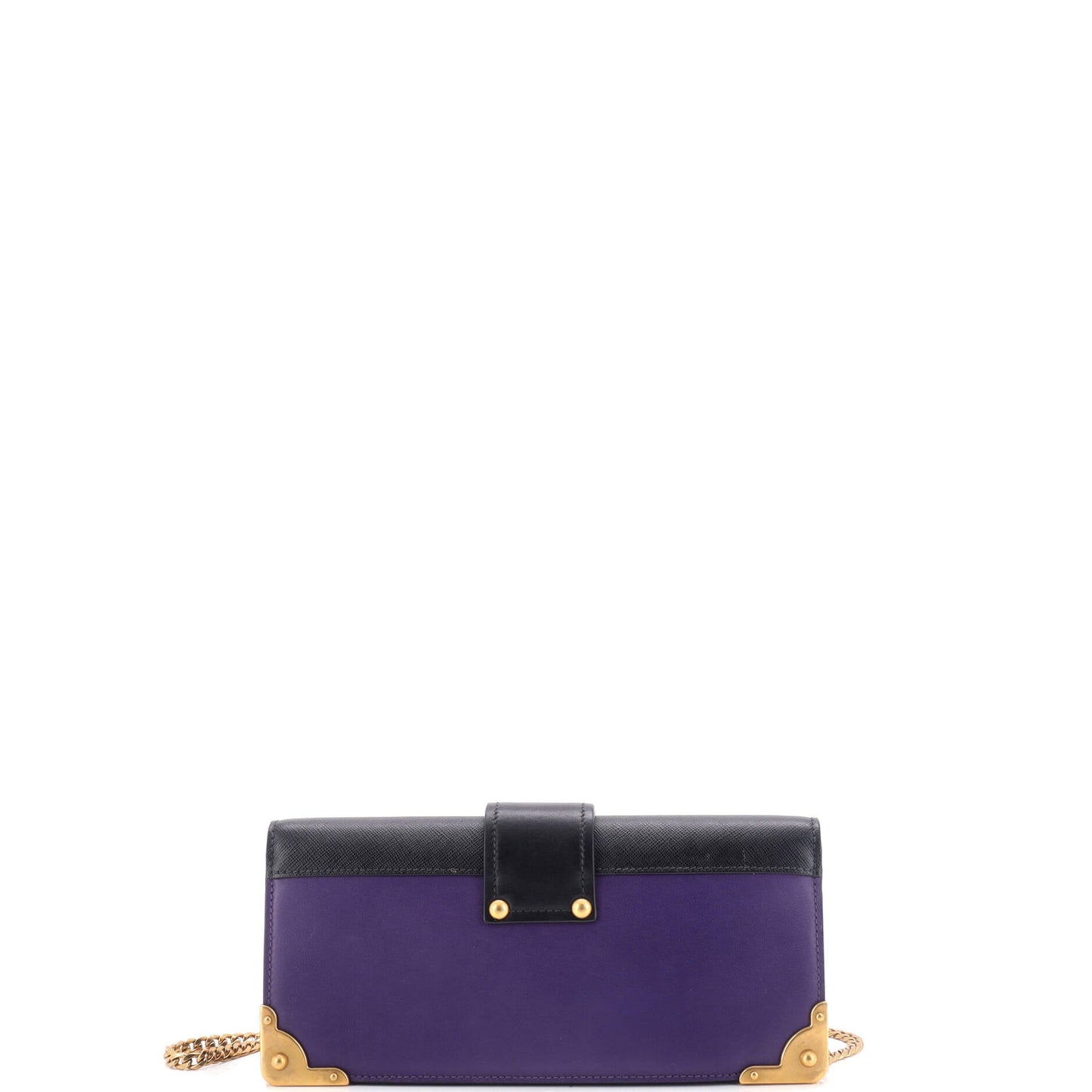 プラダ カイエ チェーンクラッチ シティ カーフ＆サフィアーノ