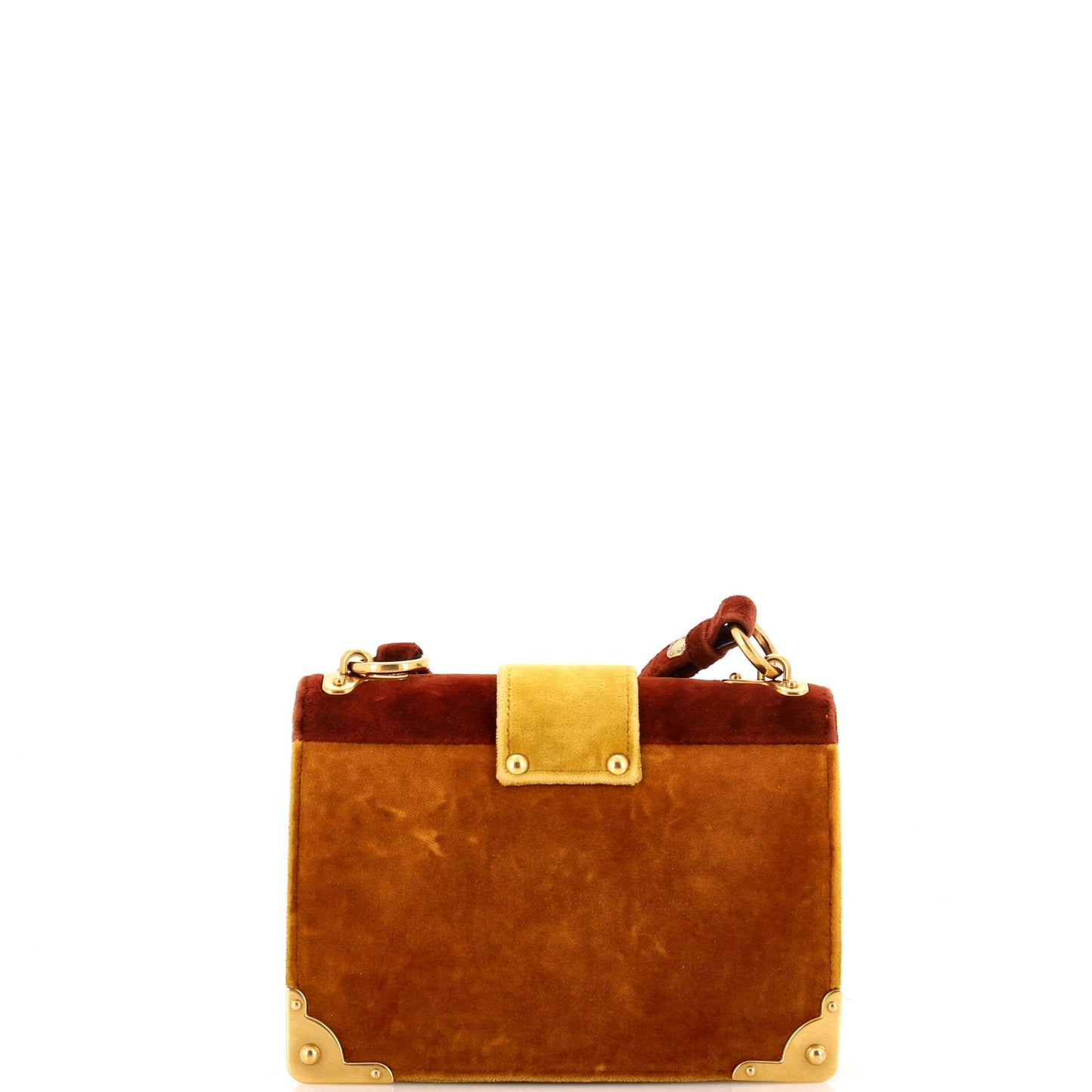 Prada Animalier Cahier Convertible Shoulder Bag Velvet Small