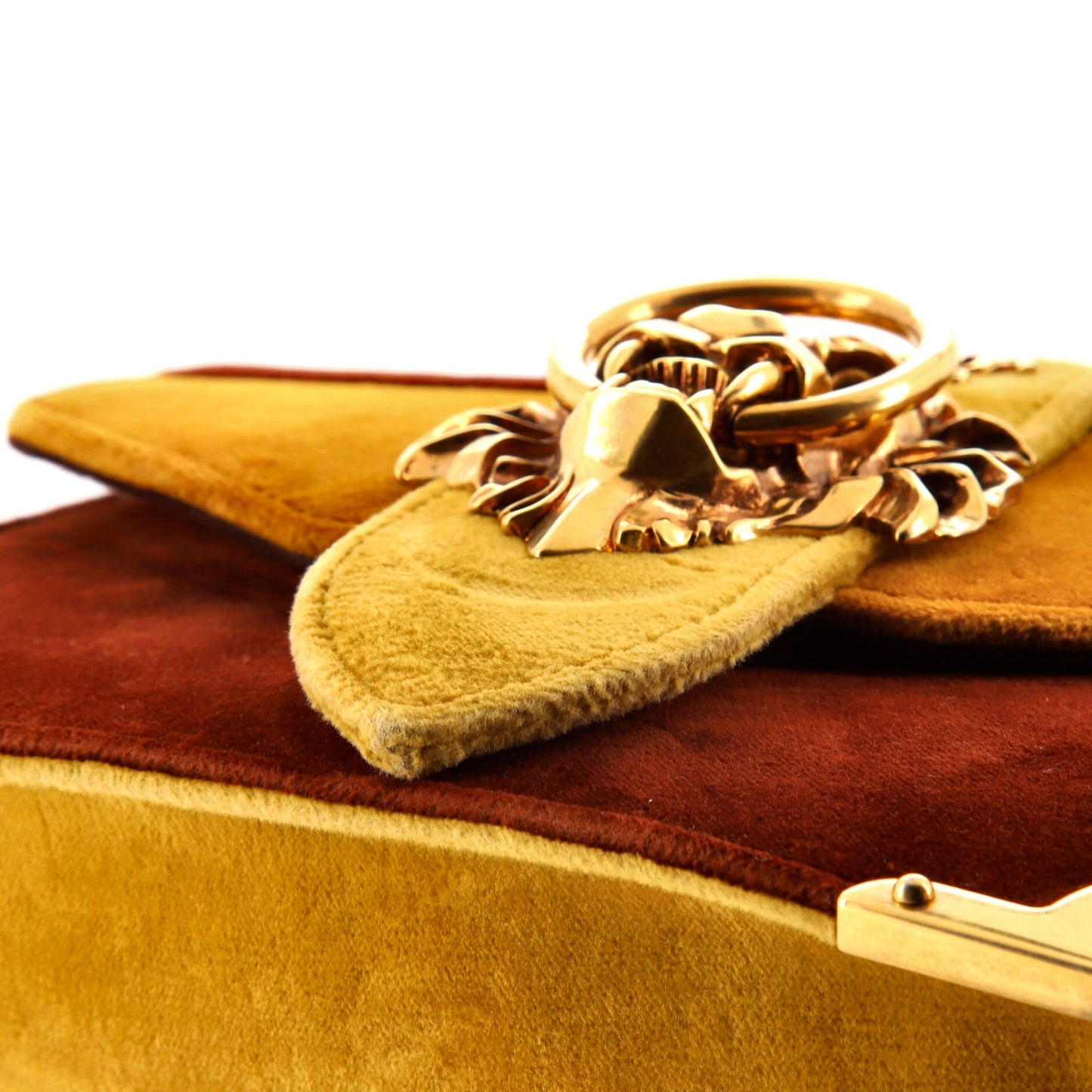 Prada Animalier Cahier Convertible Shoulder Bag Velvet Small