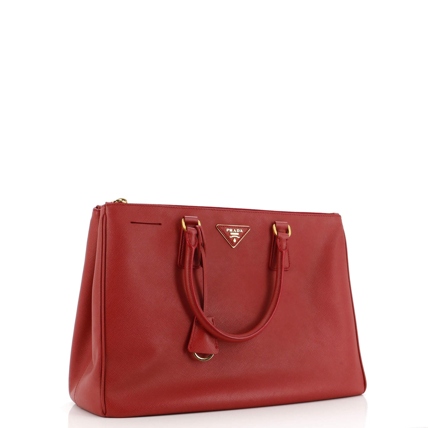 プラダ ダブルジップ リュクス トートバッグ サフィアーノレザー ラージ