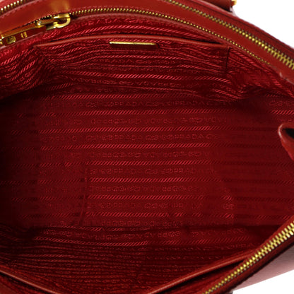 プラダ ダブルジップ リュクス トートバッグ サフィアーノレザー ラージ