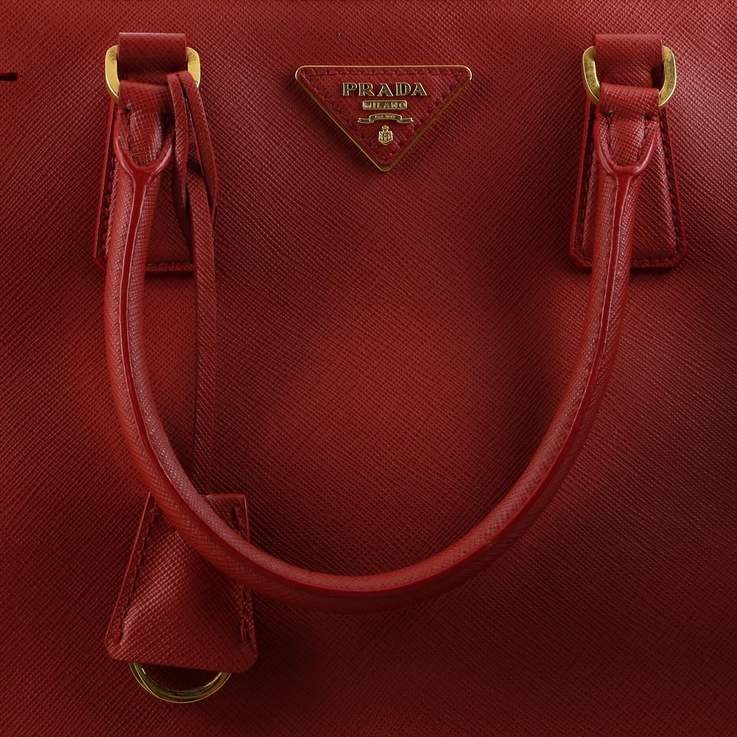 プラダ ダブルジップ リュクス トートバッグ サフィアーノレザー ラージ