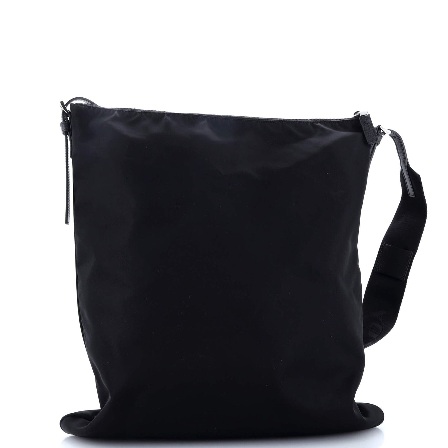 プラダ トライアングルロゴプレート フラットメッセンジャー テスート ミディアム