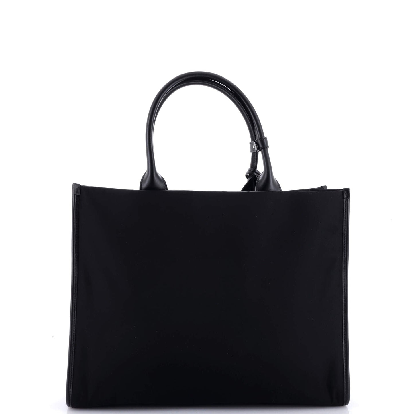 プラダ パッド入りオープンショッパートート テッスート＆レザー ミディアム