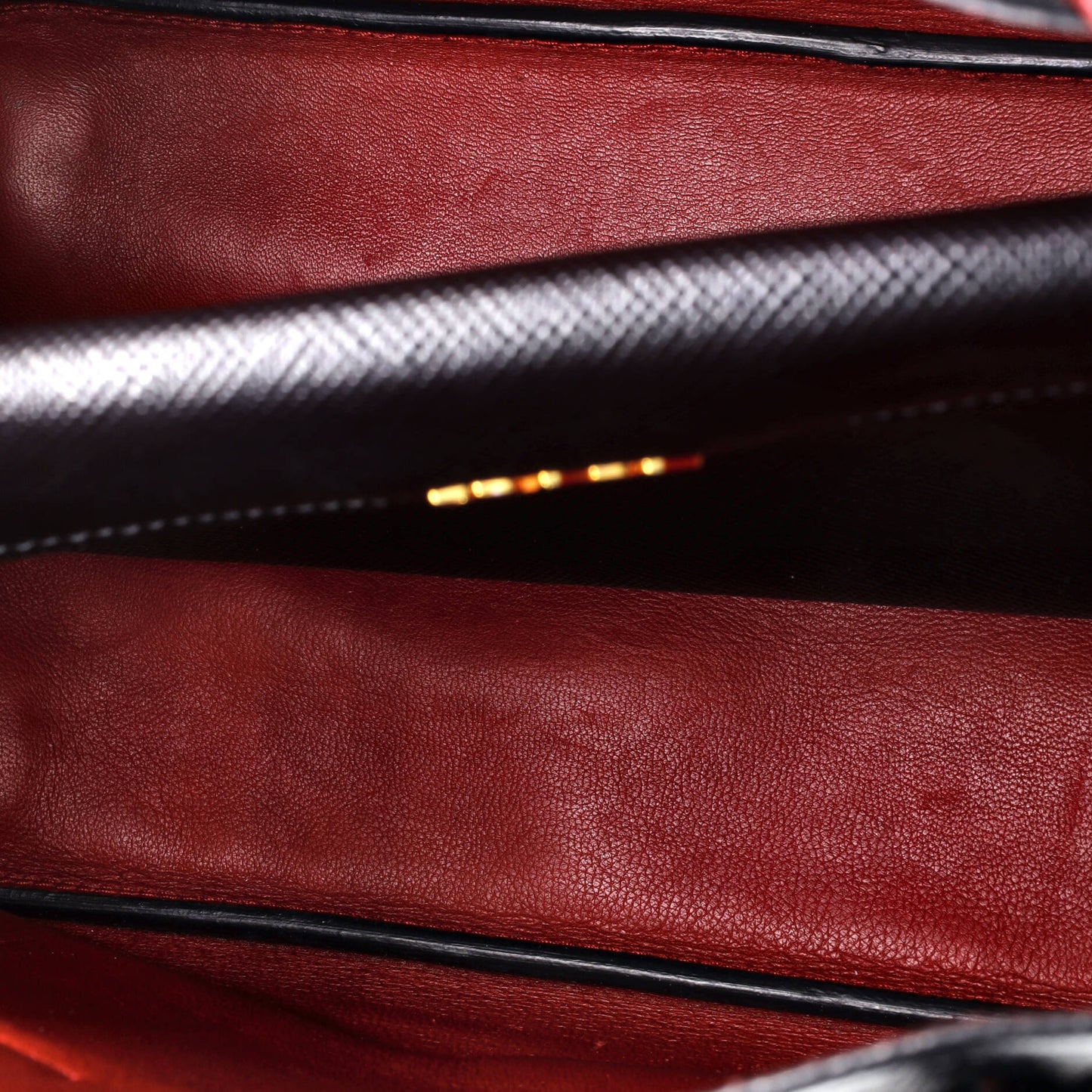 プラダ キュイール ダブルトート サフィアーノレザー ミディアム