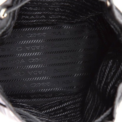 プラダ ドローストリング リストレット バケットバッグ テスート スモール
