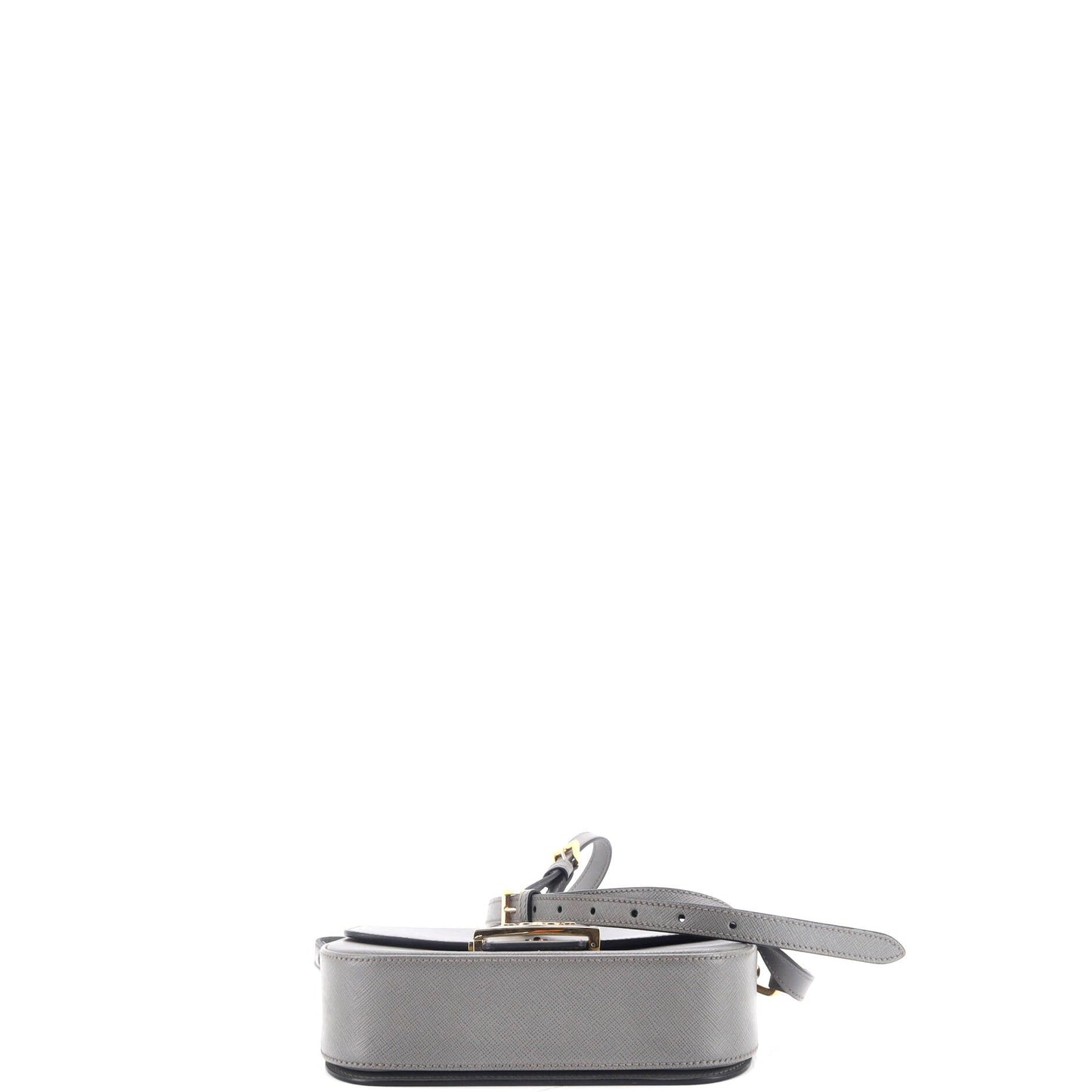 プラダ エンブレム フラップバッグ サフィアーノレザー スモール