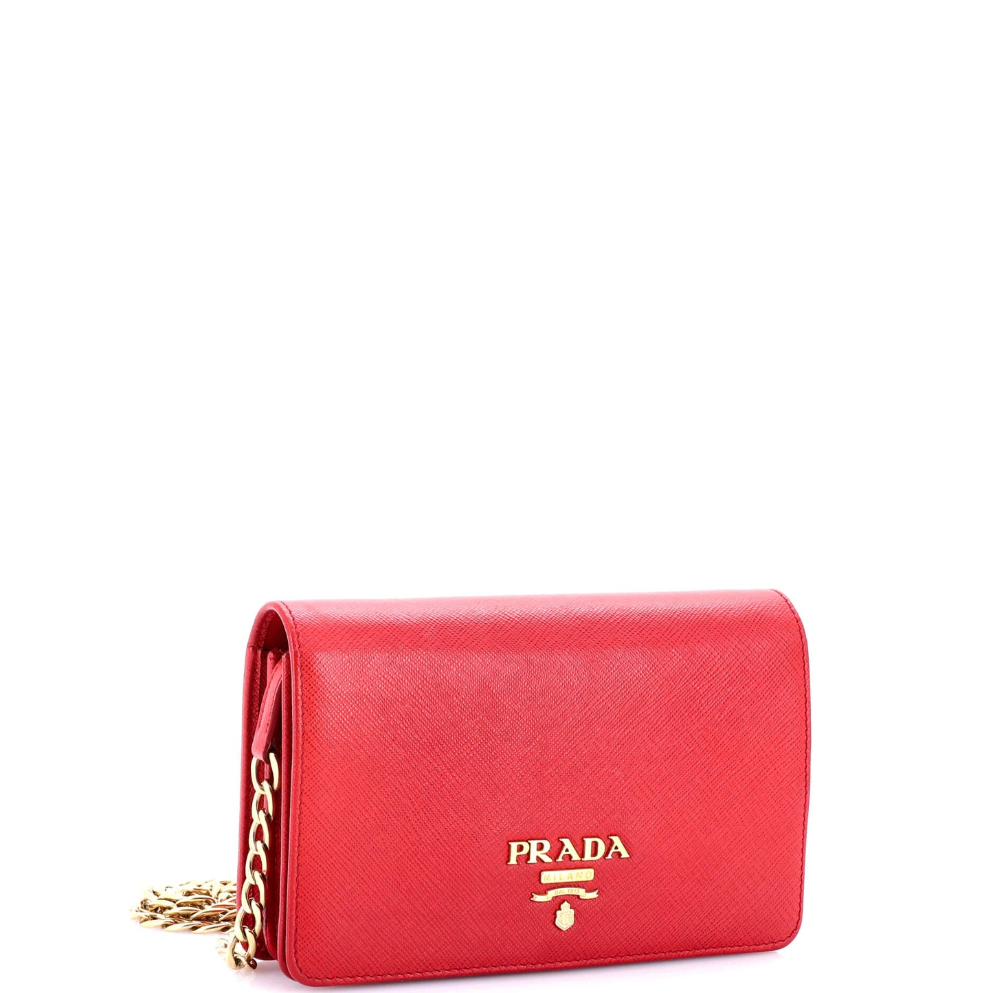 プラダ チェーンウォレット クロスボディ サフィアーノレザー