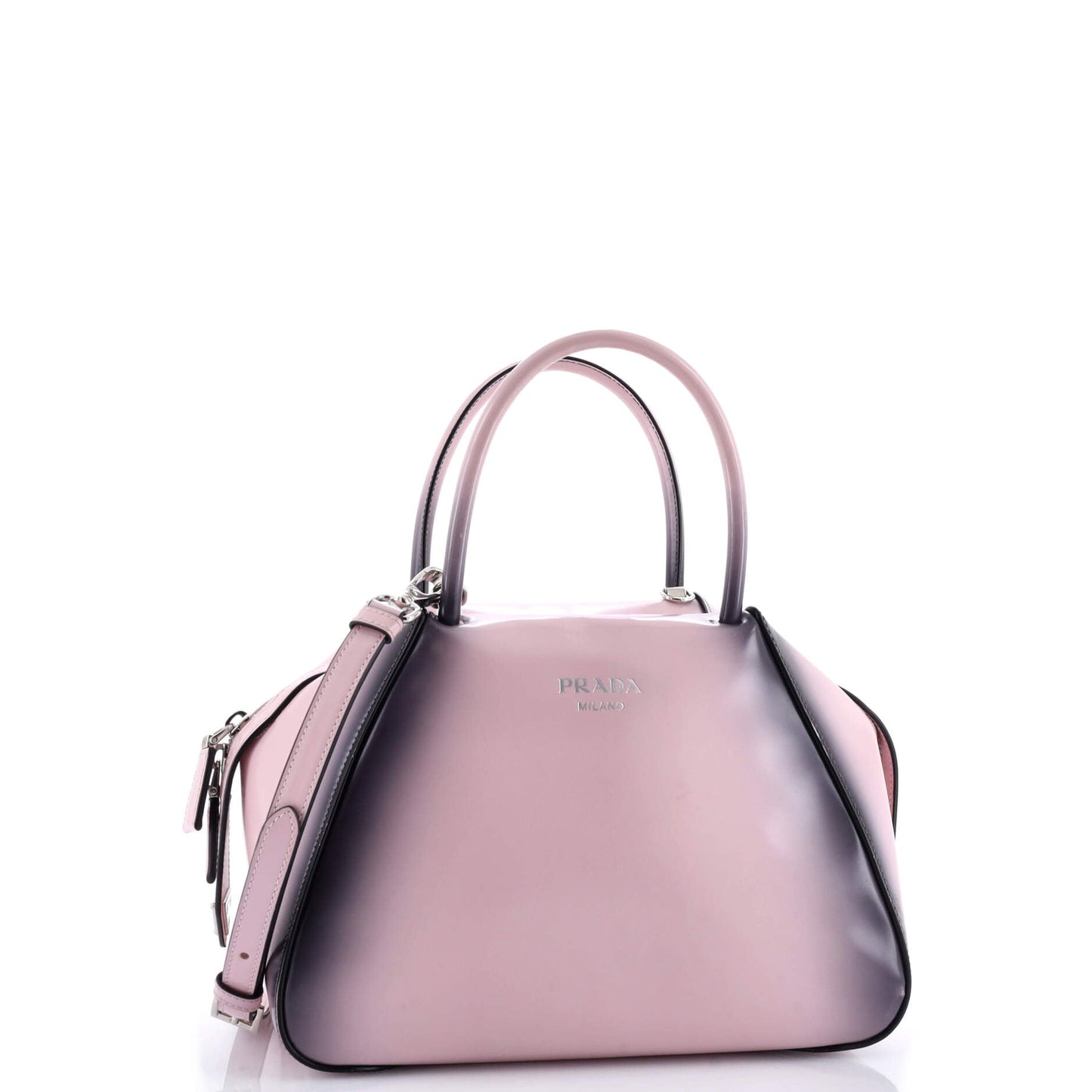 プラダ スーパーノヴァ ハンドバッグ ブラッシュドレザー ミディアム