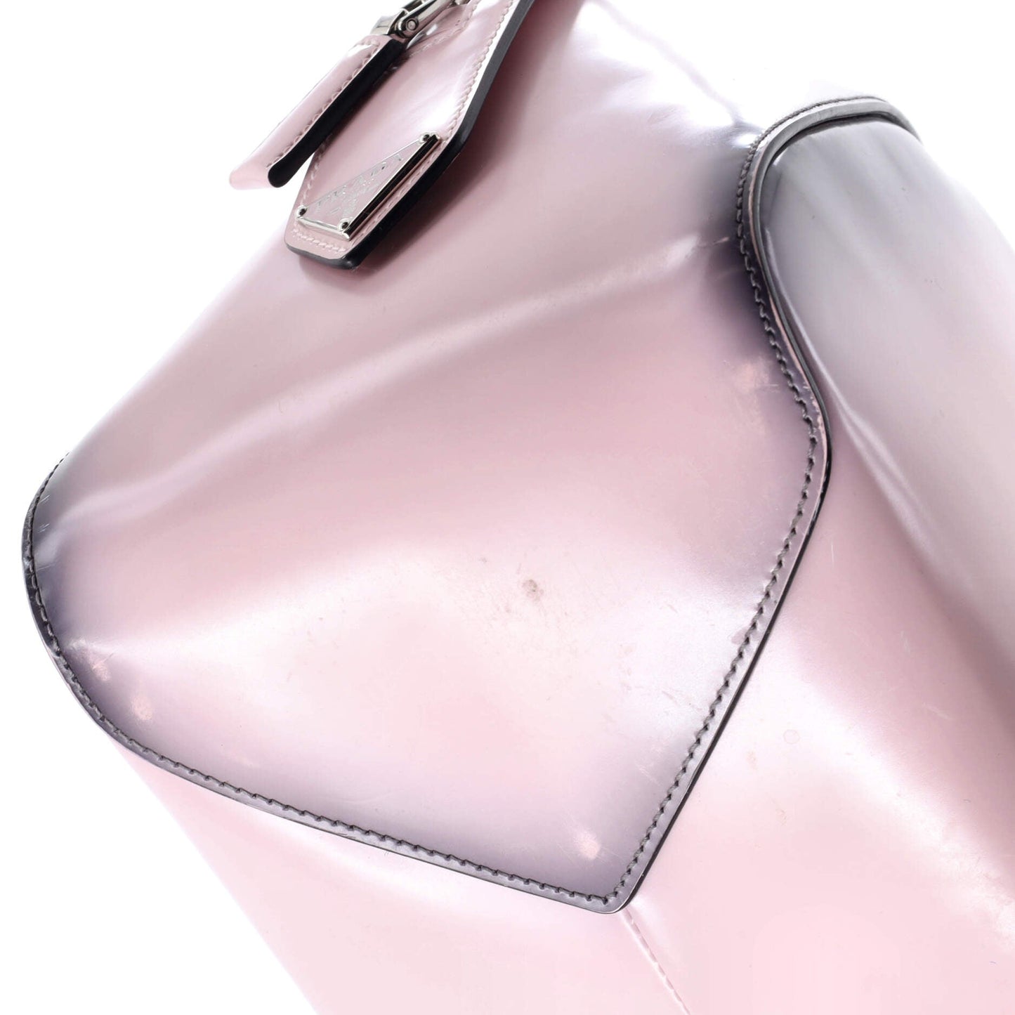 プラダ スーパーノヴァ ハンドバッグ ブラッシュドレザー ミディアム