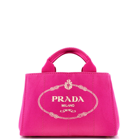 プラダ カナパ トートバッグ キャンバス ミニ