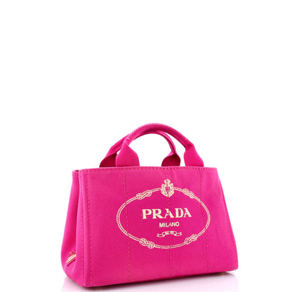 プラダ カナパ トートバッグ キャンバス ミニ