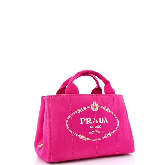 プラダ カナパ トートバッグ キャンバス ミニ