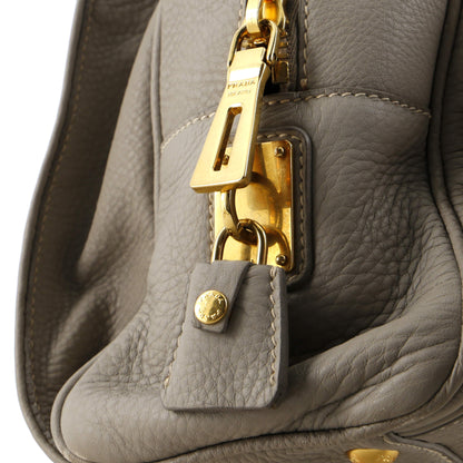 プラダ ジップ サッチェル ヴィッテロ ダイノ ミディアム