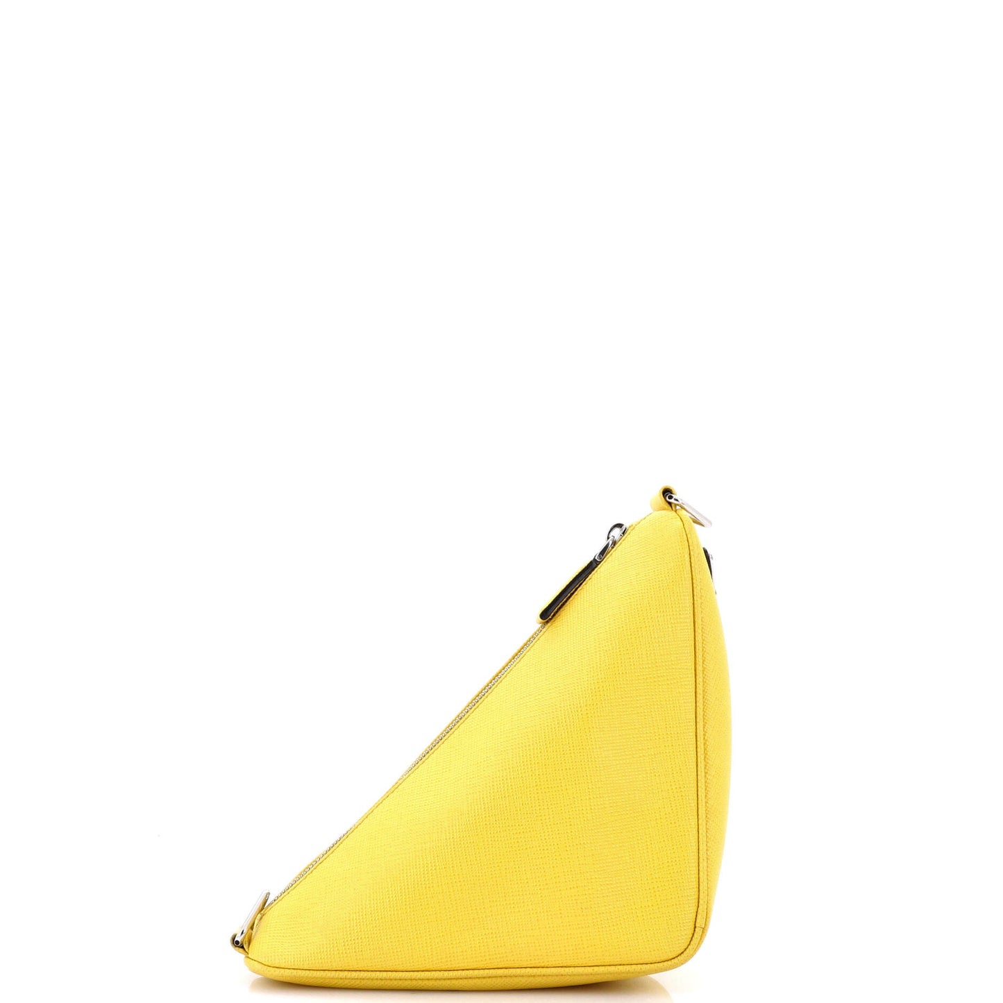 プラダ トライアングルロゴ ジップ クロスボディバッグ サフィアーノレザー スモール