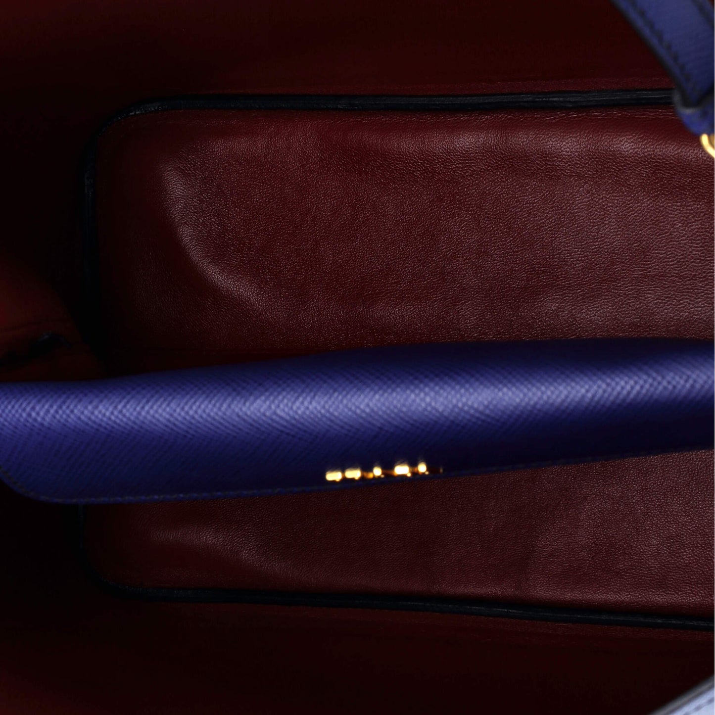 プラダ キュイール ダブルトート サフィアーノレザー ミディアム