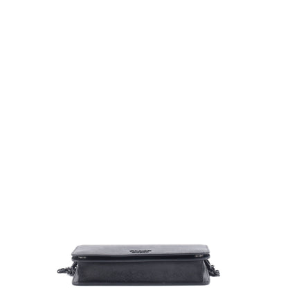 Prada Chain Wallet Crossbody Saffiano Leather