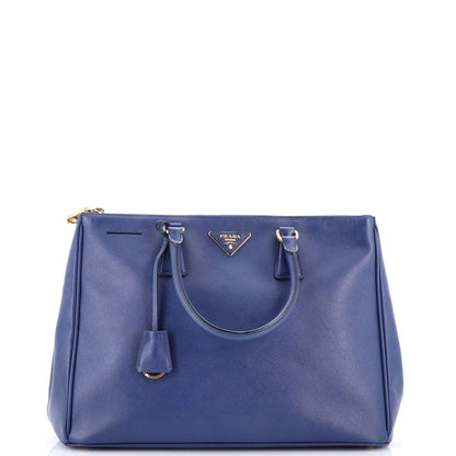 Prada Double Zip Lux Tote Saffiano Leather Large