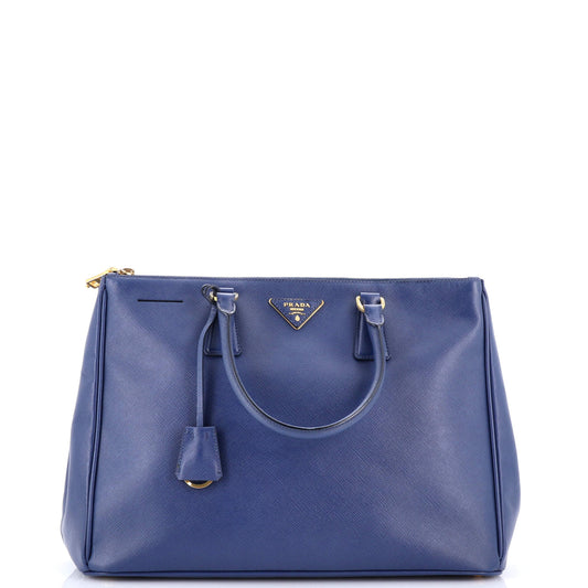 Prada Double Zip Lux Tote Saffiano Leather Large