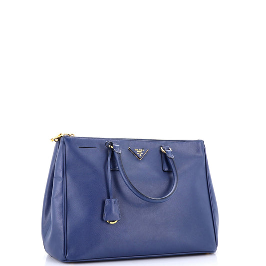 Prada Double Zip Lux Tote Saffiano Leather Large